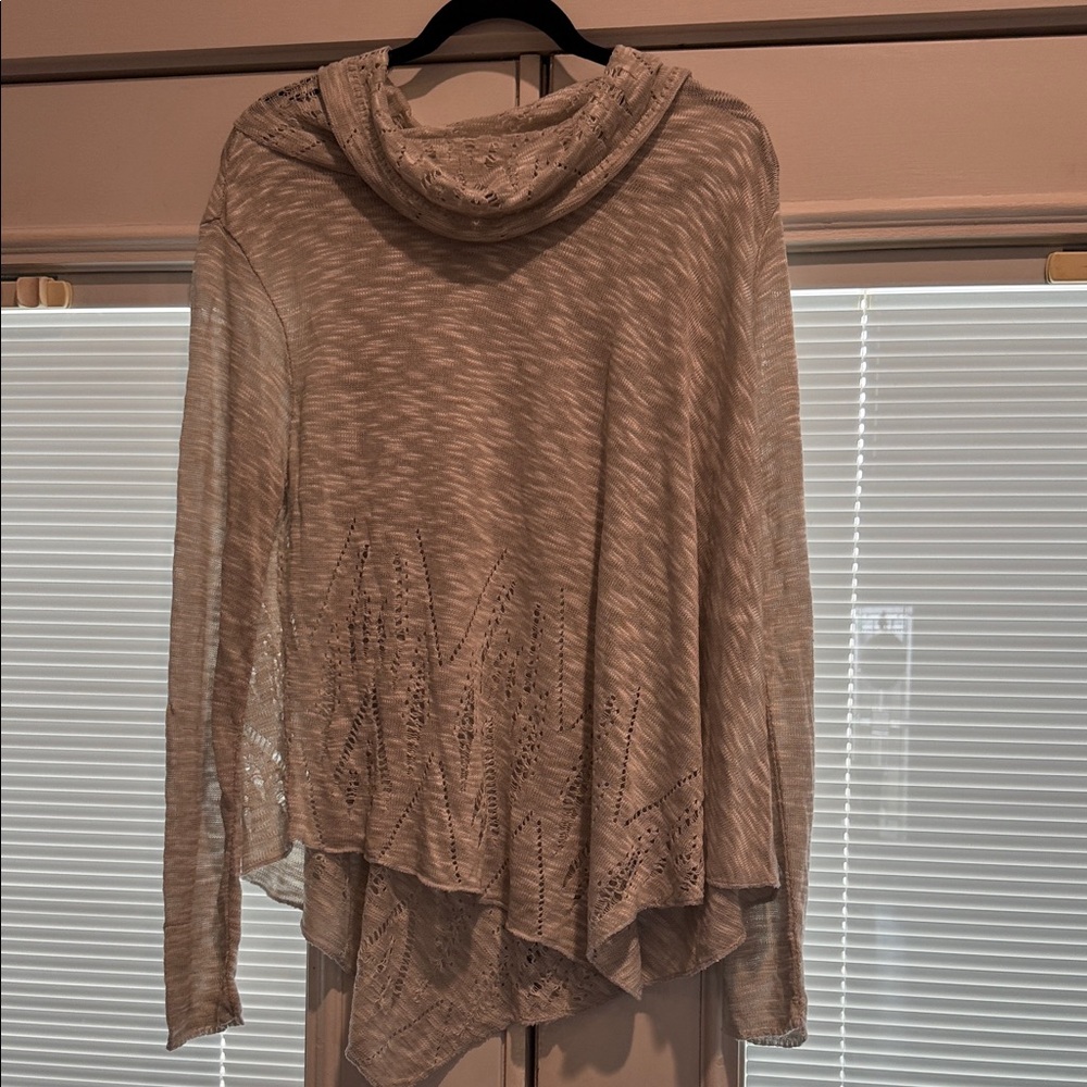 Daytrip Women's Cream Cowl Neck Sweater Bias Flowy The Buckle